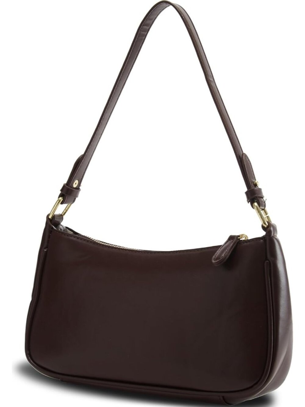Crescent Shoulder Bag for Women Trendy Tote Handbag Purse Vegan Leather Clutch H - Picture 3 of 7